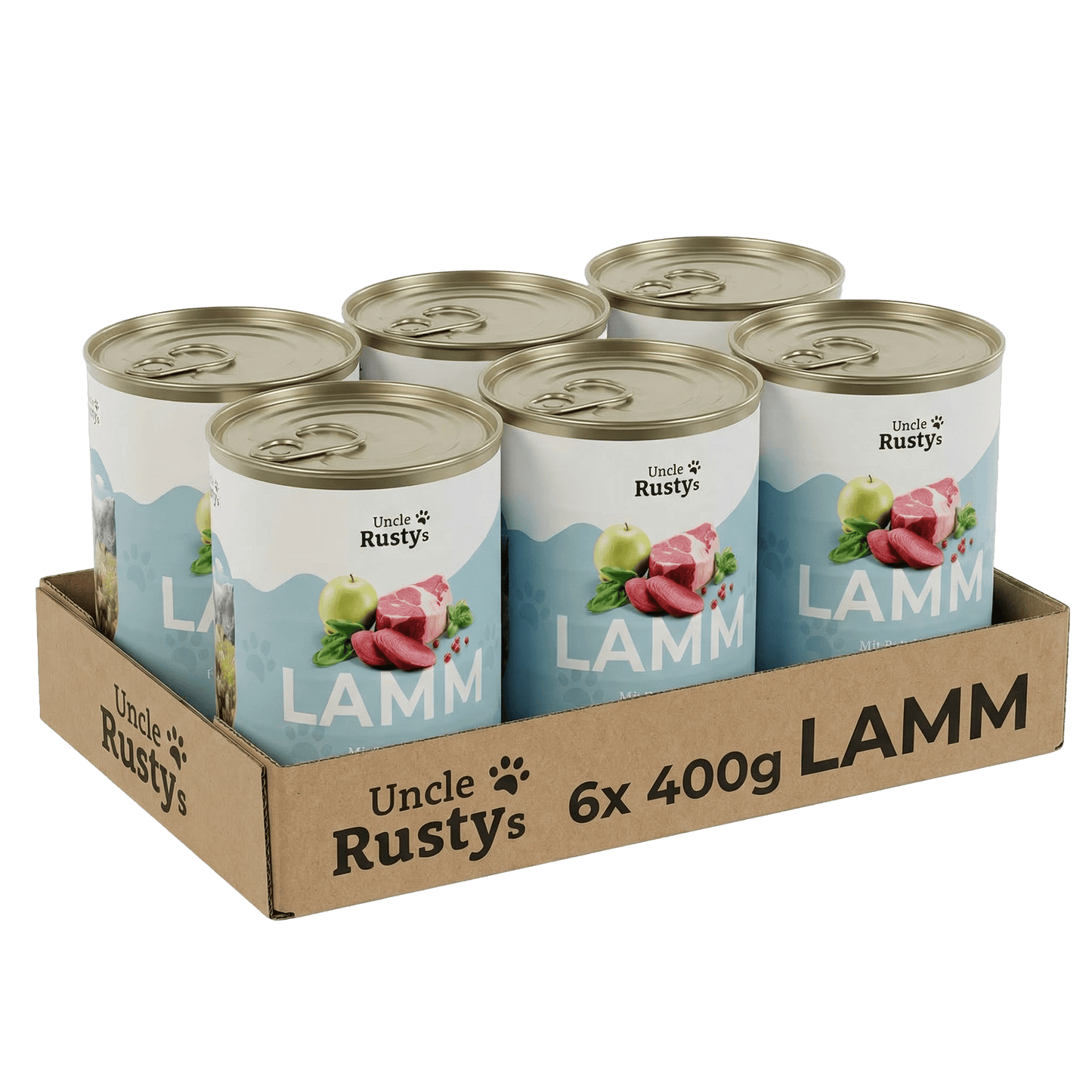 Lamm mit Rote Beete, Haferkleie und Apfel