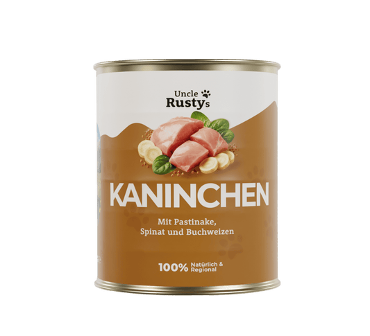 Kaninchen mit Pastinake, Spinat und Buchweizen