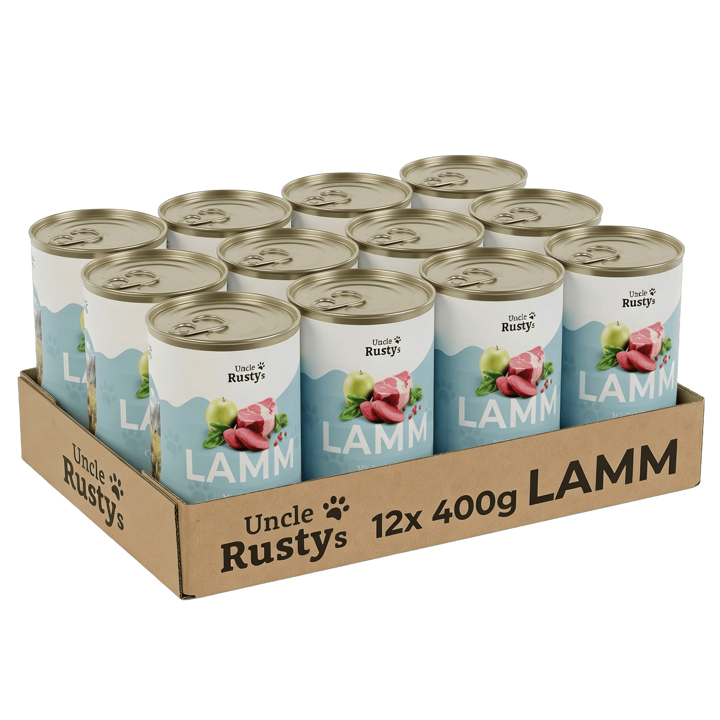 Lamm mit Rote Beete, Haferkleie und Apfel